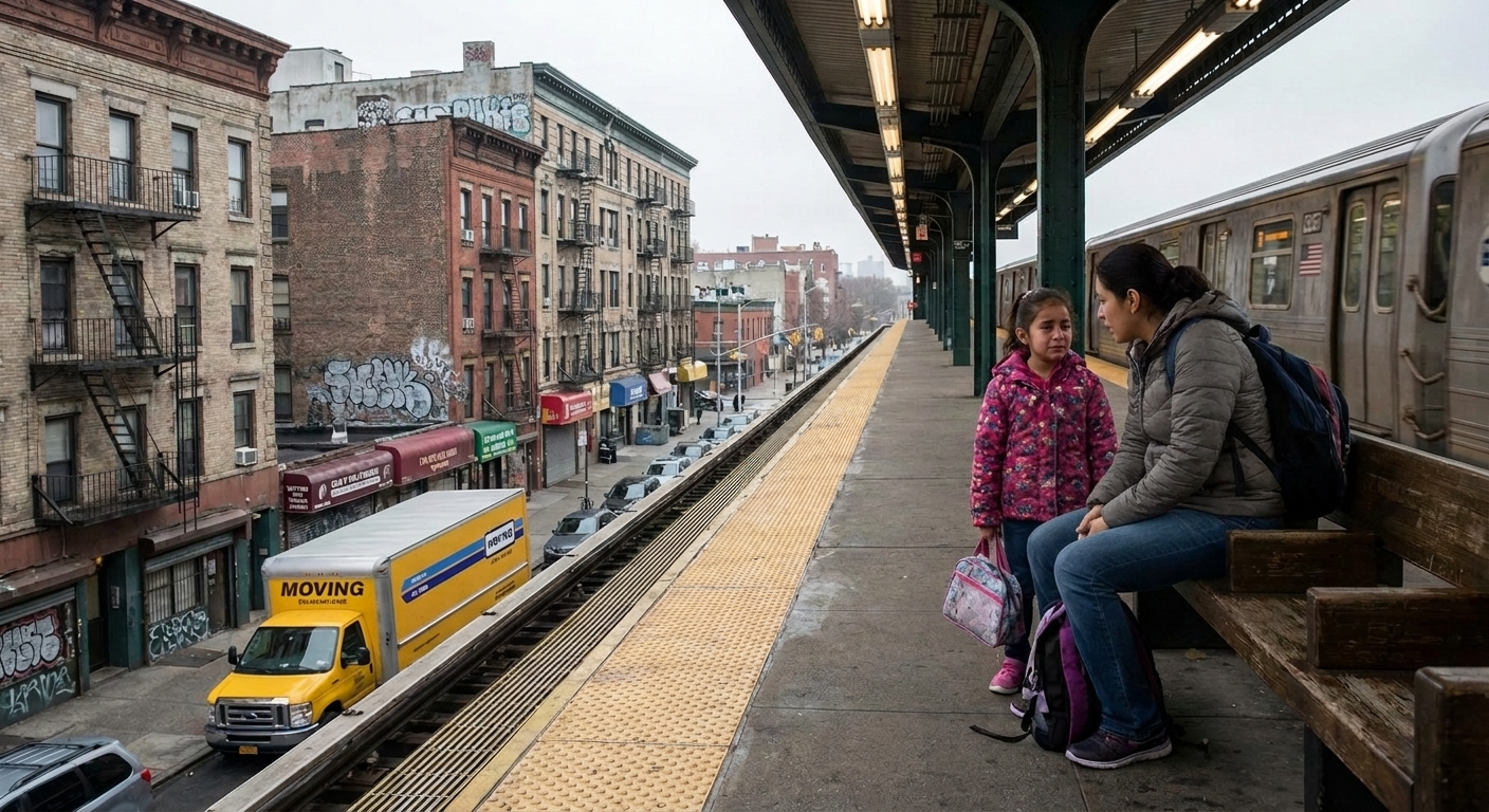 Parent and child facing relocation decision in the Bronx, considering legal and emotional impacts