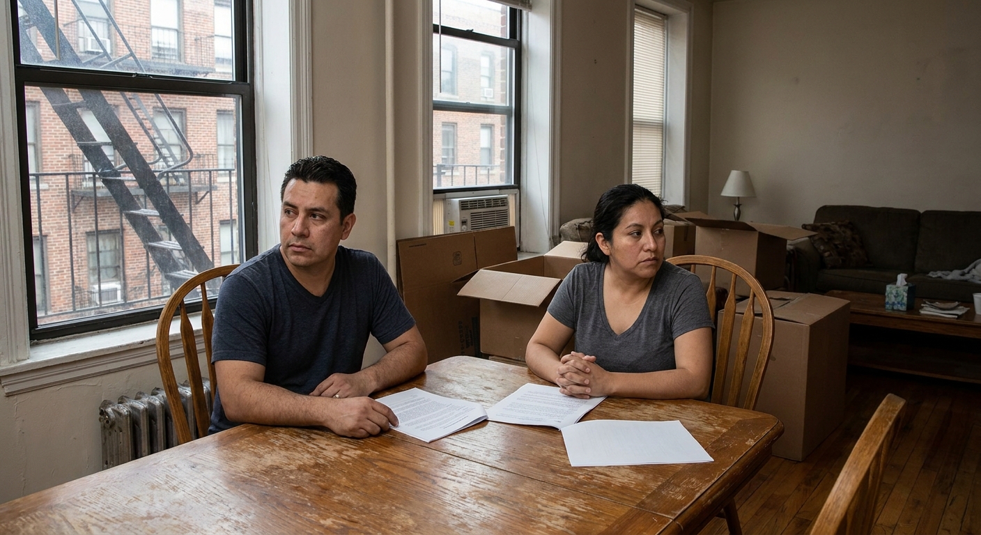 Bronx couple living together during divorce process